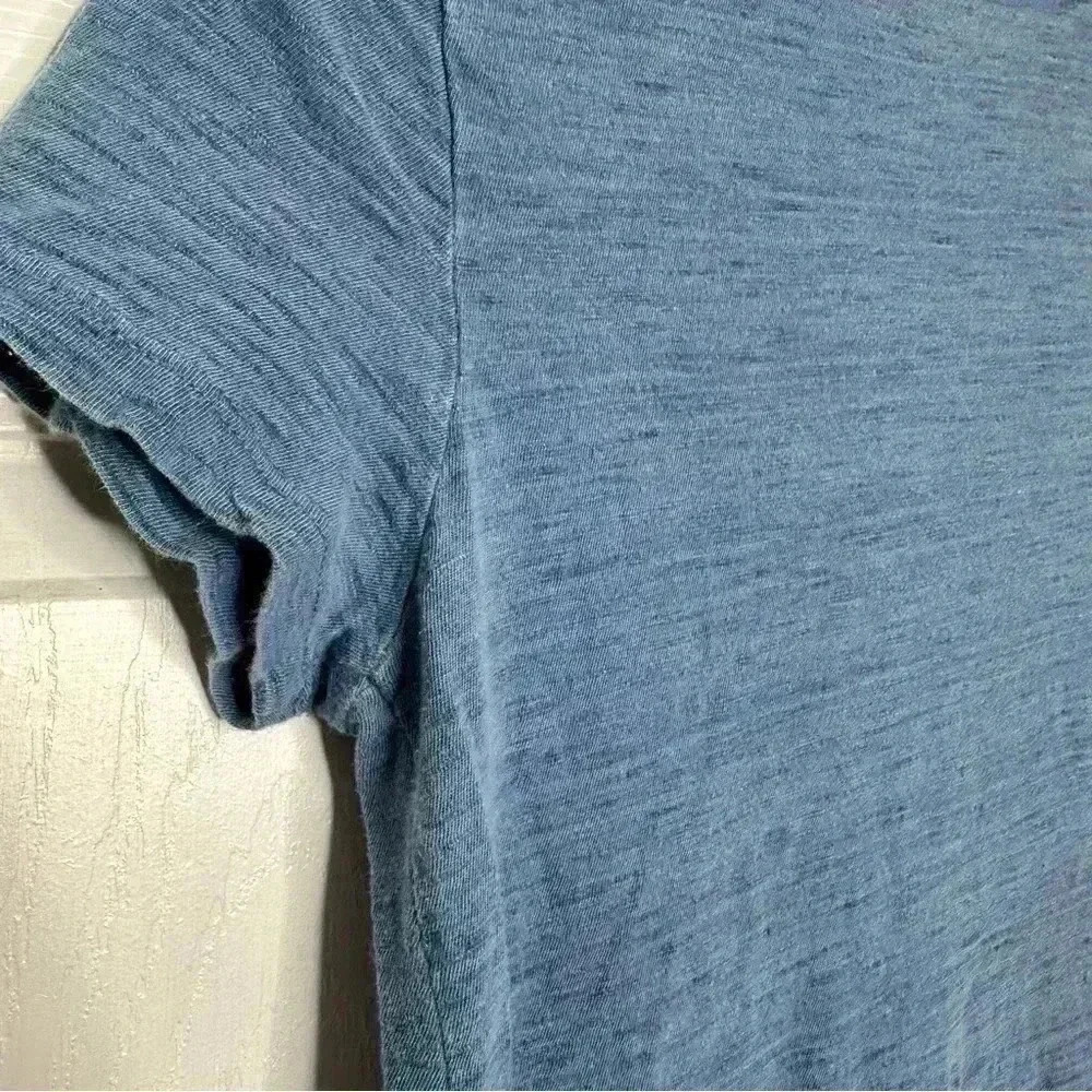Joe Fresh T-Shirt Embroidered  Blue & White Size Extra Small - Picture 12 of 16